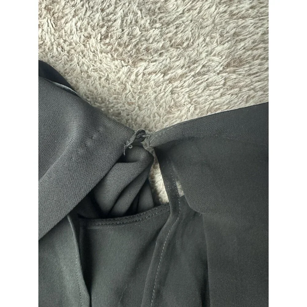 Zara Women’s Long Layered Jumpsuit Black Size XS New - Picture 12 of 16